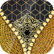 プログラムのアイコン：Zipper Gold Lock Screen