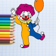程序图标：Clown Coloring Book