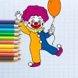 Clown Coloring Book