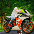 Icoon van programma: Man Bike Rider Photo Edit…