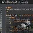 プログラムのアイコン：Display Template Name