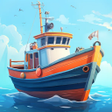 程序图标：Fish idle: hooked tycoon.…