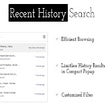 Recent history search