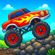 أيقونة البرنامج: Kids Monster Truck Games …