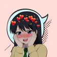 Kawaii Anime Stickers For WhatsApp