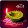 Name on Diwali Greetings Cards