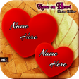 プログラムのアイコン：Name on Heart Photo Edito…