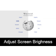 Adjust Screen Brightness