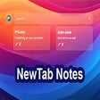 NewTab Notes