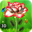 プログラムのアイコン：Rose Live Wallpaper 3D Ef…