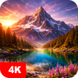 أيقونة البرنامج: Mountain Wallpapers 4K