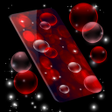 プログラムのアイコン：Red Bubble HD Live Wallpa…