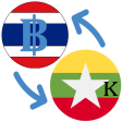 Thai baht to Myanmar kyat