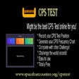 Icon of program: cps test and cps tester