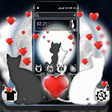程序图标：Cute Cat Love Launcher Th…
