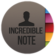 プログラムのアイコン：Incredible Note(memo,colo…
