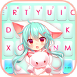 Ícone do programa: Cat Girl Keyboard Theme
