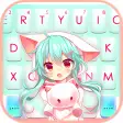 Cat Girl Keyboard Theme