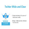 Ikon program: Twitter Wide and Clear