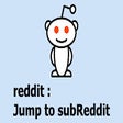 أيقونة البرنامج: Reddit : Jump to subReddi…