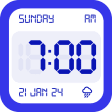 Clock Home: Alarms  Reminders