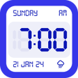 Clock Home: Alarms  Reminders