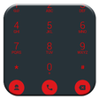 Иконка программы: Dialer Theme Droid L Red …
