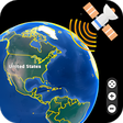 程序图标：Live Earth Map 2019 - Sat…