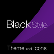 أيقونة البرنامج: Black Purple Premium Them…