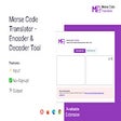 ไอคอนของโปรแกรม: Morse Code Translator