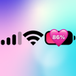 ไอคอนของโปรแกรม: Emoji Battery Status Bar