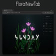 أيقونة البرنامج: FloralNewTab