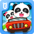 Иконка программы: Baby Panda Car Racing