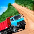 Dumper truck off-road driving