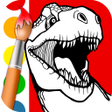 プログラムのアイコン：Dinosaur Coloring Book