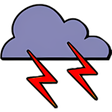 أيقونة البرنامج: Thunder Storm Sounds