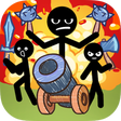 أيقونة البرنامج: Stickman Royale Battle Si…
