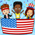 プログラムのアイコン：USA Map Kids Geography Ga…