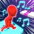 Ikona programu: Music Run 3D - Piano Game