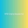 ไอคอนของโปรแกรม: WTM Octal to Hexadecimal