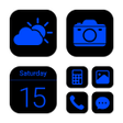 Иконка программы: Wow Blue Dark Theme - HD …