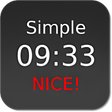 ไอคอนของโปรแกรม: Nice Simple Clock Widget