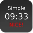 Nice Simple Clock Widget