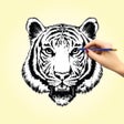 أيقونة البرنامج: Draw Animals- Step by Ste…
