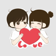 Icon of program: Romantic Couple Wallpaper…