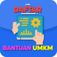 プログラムのアイコン：Cara Daftar Bantuan UMKM …