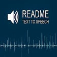Icoon van programma: Readme - Text to Speech