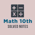 Icon of program: 10th class math exercise …