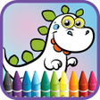 プログラムのアイコン：Dinosaur Coloring Games P…