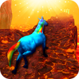 程序图标：Unicorn Volcano Escape